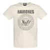 Amplified Unisex Adult Vintage Shield Ramones T-Shirt