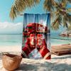 Christmas Gift Halloween Theme Bear Truck Coca Cola beach towel outdoor camping vacation swimming beach towel outdoor absorbent bath towel Y5