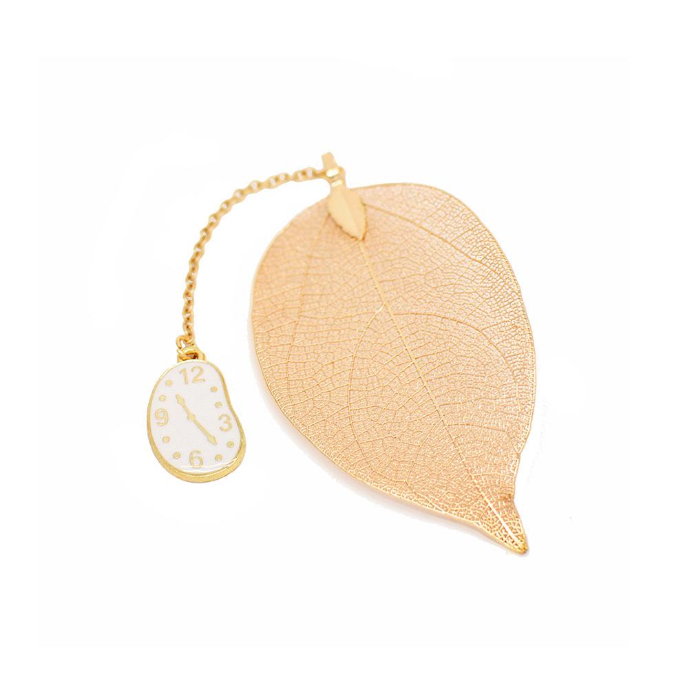 Школьные канцелярские товары Фестивальный подарок Металлические закладки для книг Мультяшный лист Офис