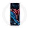 Case for Huawei P30 Abstract Texture Blue Black Red