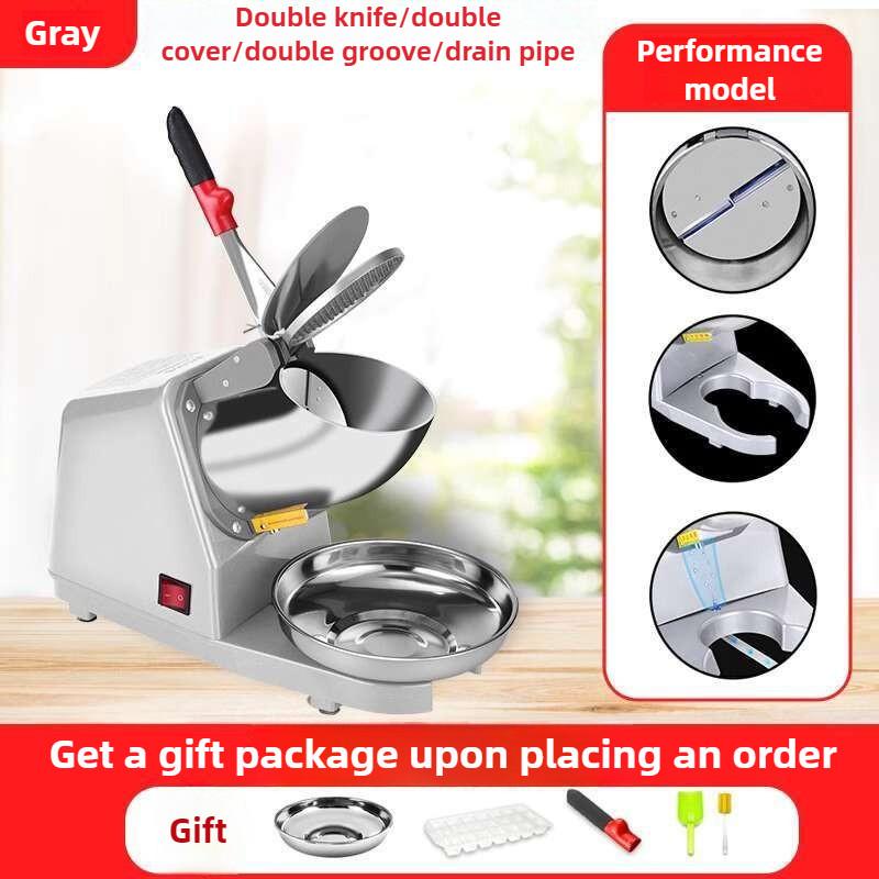Kitchen Dessert Smoothie Making Machine Large Capacity High Efficiency Shaved Ice Maker Household Ice Breaker