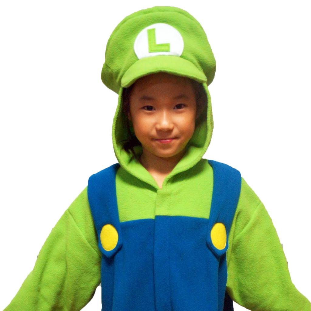 Костюм из флиса Sacquer Super Mario Luigi детский 130 см BAN-059H /