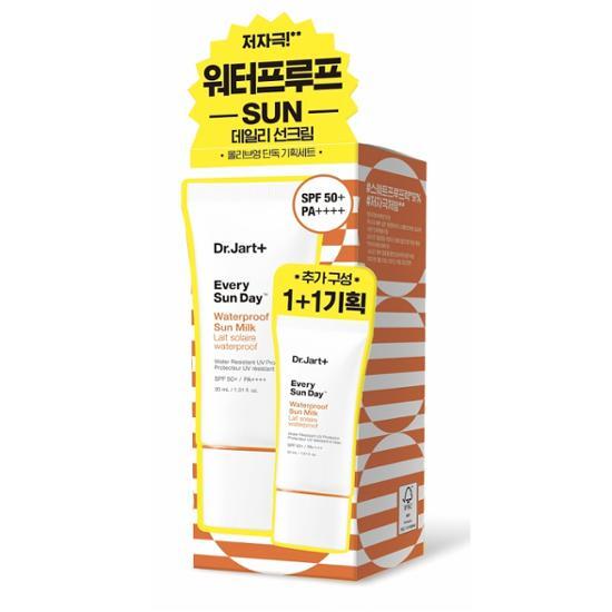Dr. Jart Every Sunday Waterproof Sun Milk 30ml 1+1 Special Set
