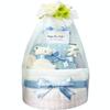 KanonBabys Diaper Cake for Baby Shower 3 Medium 4001 Boys, Imabari, Organic, Gift, Tiers, Size,