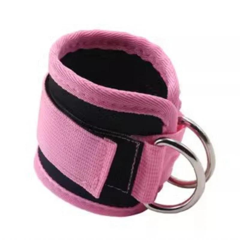 Фитнес-ремни на щиколотке Регулируемые D-образные поддерживающие манжеты Шкив для силовых тренировок в тренажерном зале с пряжкой Спортивная защита Похитители безопасности