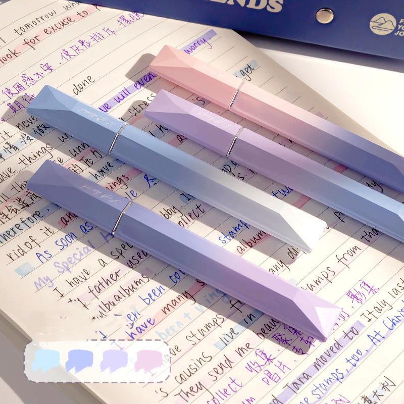 4 шт./набор Morandi градиентный цветной маркер Ins красивый маркер студенческий альбом блокнот маркер ручка кавайные канцелярские принадлежности