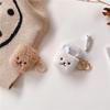 Милый пушистый чехол для наушников с медведем для Apple Airpods 3, модные милые меховые чехлы для наушников для Airpods pro2, зарядная коробка, капа