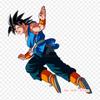 Patches For Clothes Bag Iron On Thermal Stickers Goku Gohan Pattern Washable Heat Transfer