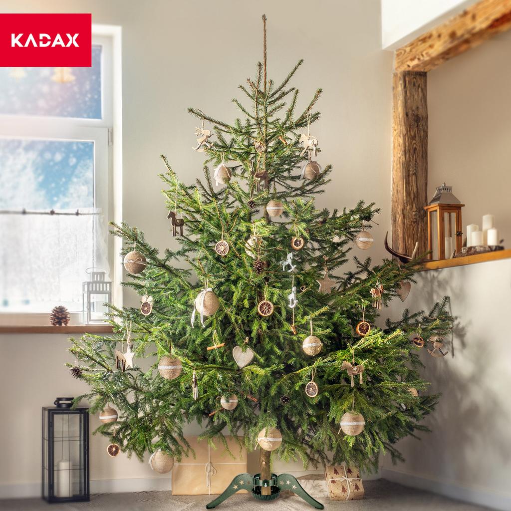 KADAX Stojak Pod Na Choinkę Choinkowy metalowy Na Drzewko Podstawka Z miską