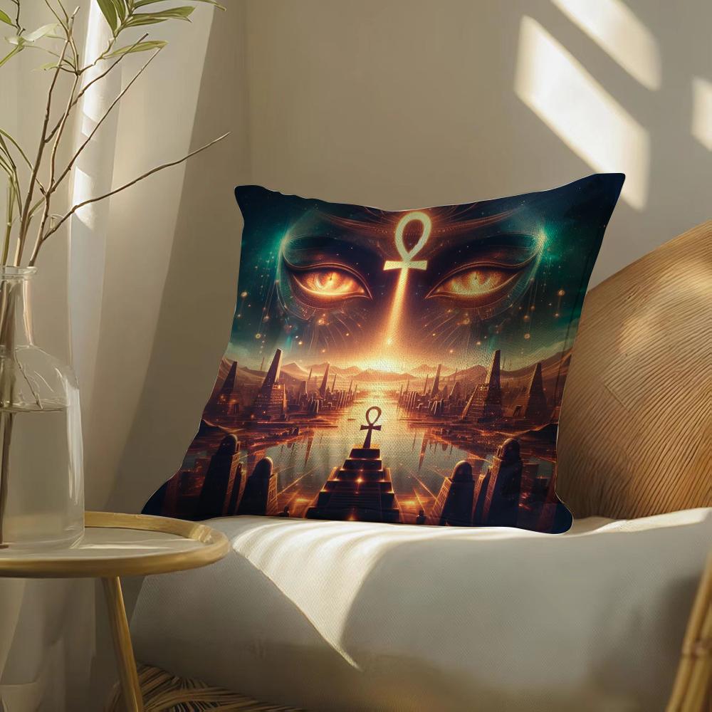 Cruxansata Pillow Case Pillowcase, Double-Sided Printed, Sofa Cushion, Bedroom Headboard