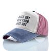Washed Denim Baseball Cap Men Women Soft Cotton Dad Hats Letter Trucker Bones Snapback Hip Hop Hat