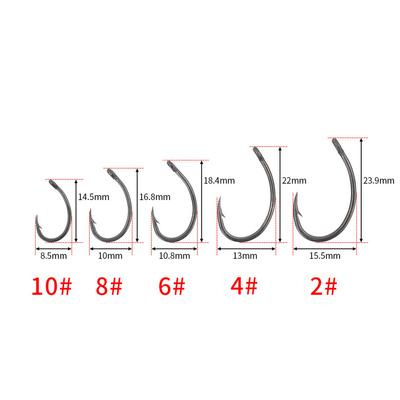 Профессиональные рыболовные крючки для снастей, терминал 50 шт., карп, грубый