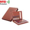Высококачественный защитный кошелек для паспорта NFC RFID, защита держателей кредитных карт, многофункциональный, унисекс, кожаный, для путешествий, обложки для паспорта