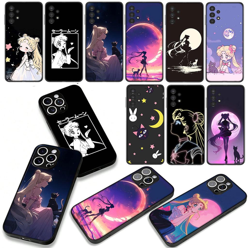 Чехол для телефона S-Sailors Kawaii Moons для Xiaomi Redmi Note 14 12 13 ProPlus A4 A3 Pro Plus 12C 13C 14C 5G