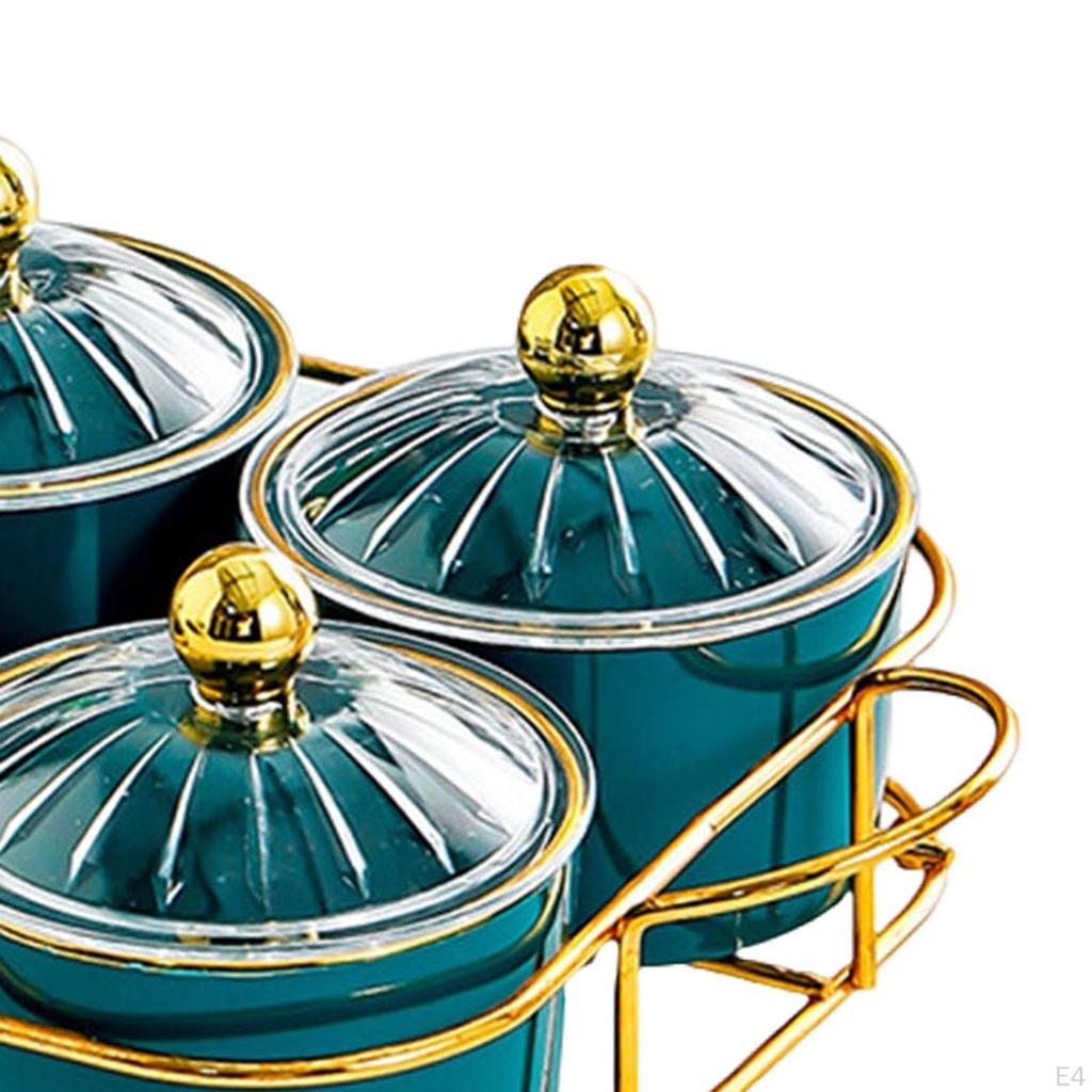 Набор тарелок для сухофруктов, разделенная сервировочная тарелка, 4 решетки, банка для закусок и печенья для свадебной кухни