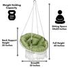 Premium Round Shaped Swing Chair/Jhula for Balcony/Swing for Adult Indoor/Hammock Swing/Zula for Home/ 200kgs Weight Capacity