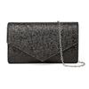 Fashionable Evening Bag for Ladies Convertible Shoulder Bag Party Banquet Bags for Ladies Wedding Clutches Black