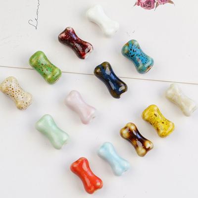 Керамические Костяные Свободные Бусины Цветные DIY Ручная Работа Браслеты из Бусин Аксессуары для Ожерелий Ручная Работа Серьги