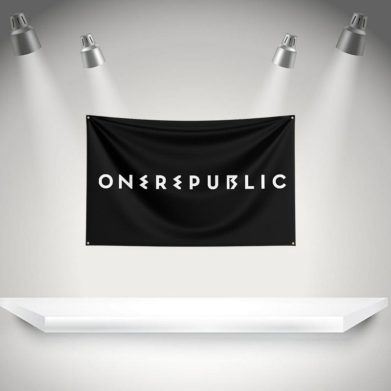O-OneRepublic Флаг Рок-музыкальная группа Баннер HD Печать Гобелен Выставка Фанаты музыкальной группы Декор гаража