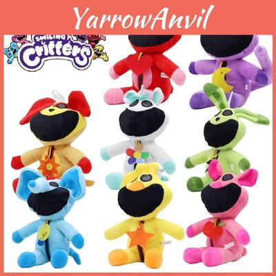 Мягкие игрушки Poppy Playtime Smiling Critters 30 см фиолетовые в лежачем положении супермягкий короткий плюш коллекция животных