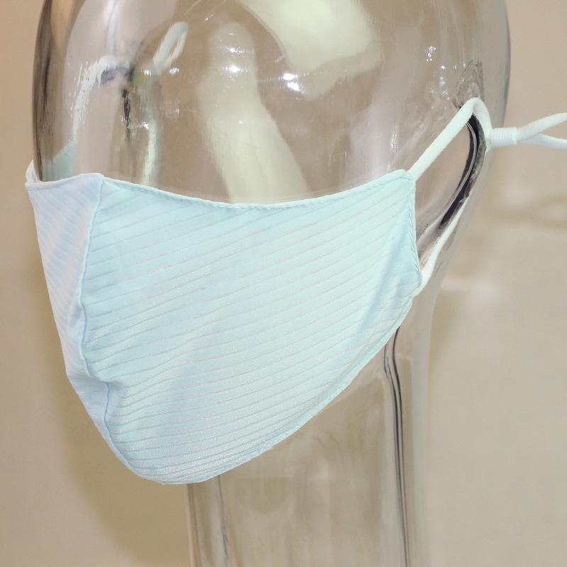 Летняя дышащая велосипедная маска из ледяного шелка - Двусторонняя сетка, с креплением за уши, унисекс.