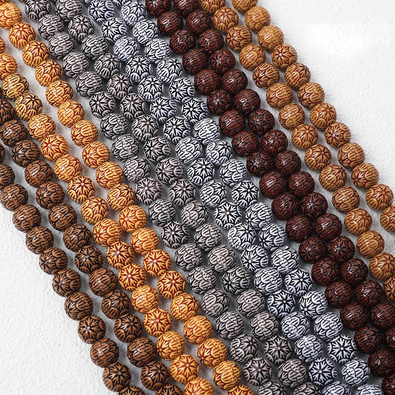 Имитация дерева 99 бусин 8 мм Молитвенная нить - Мусульманский розарий в стиле Кукка