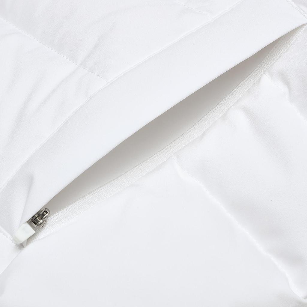 Fila Official 2023 Winter New Long Down Jacket Basic Fitness Sports Hoodie Women Outerwear Jade-White A11W341909FWT