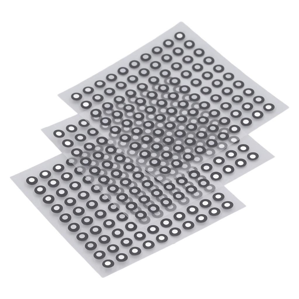 3 листа Сканер Точки позиционирования 3D сканирование Светоотражающая пленка Наклейка Ориентировочная точка 3 мм ID 6 мм OD