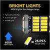 SEWICK 100 шт. Светодиодные лампы T10 W5W 26 SMD чипов 4014 194 501 Canbus Белый Сигнальный Фонарь Салон Автомобиля Купольный Для Чтения Габаритный Свет 12 В