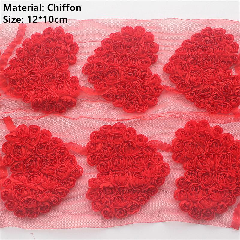 20 шт. Большие шифоновые розы в форме сердца, нашивки для DIY, одежда для маленьких девочек, платье, ромпер, рубашки, швейные украшения, материалы для бантов для волос