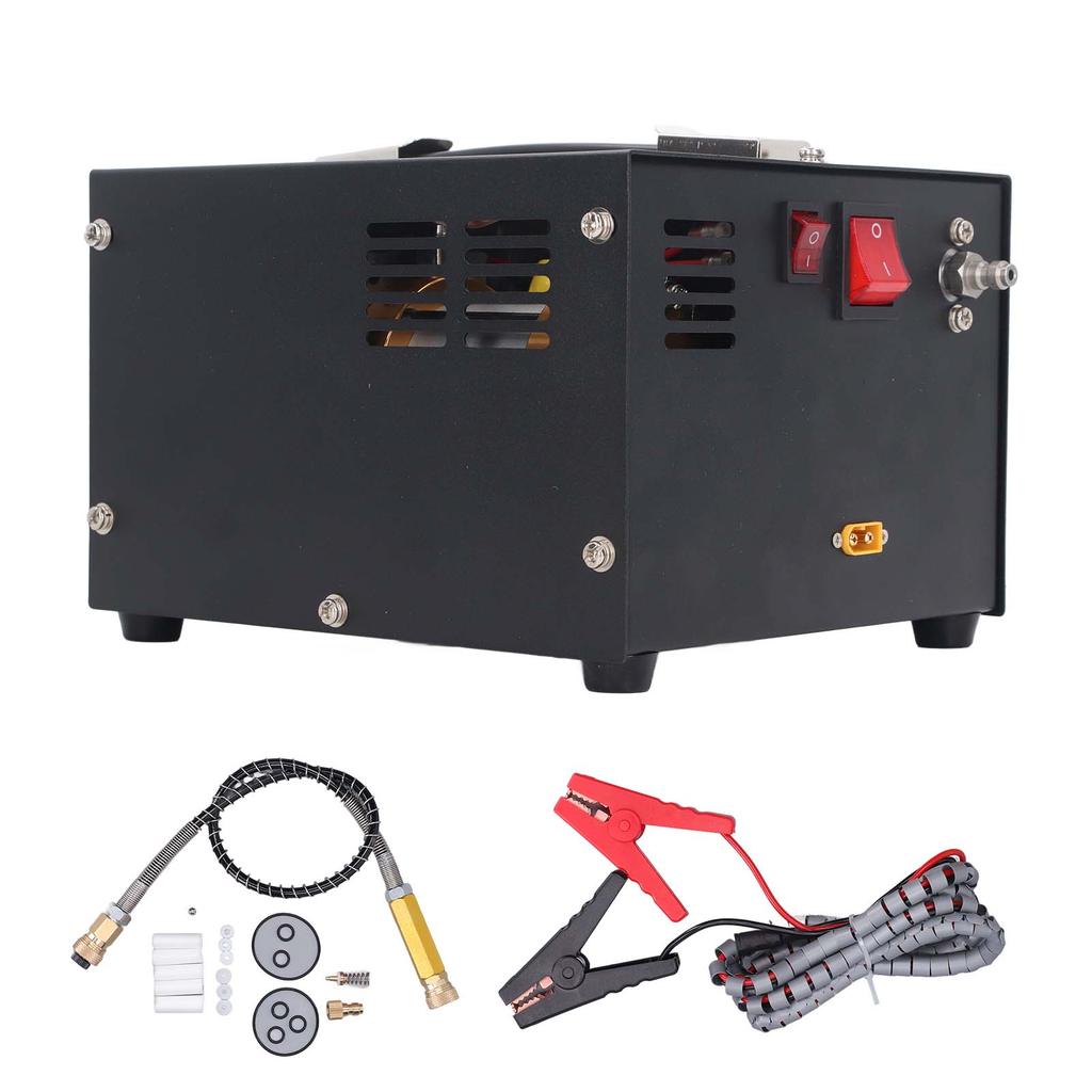 Воздушный компрессор PCP 4500Psi 30Mpa Высокое давление масляный безводный вентилятор охлаждения портативный электрический насос