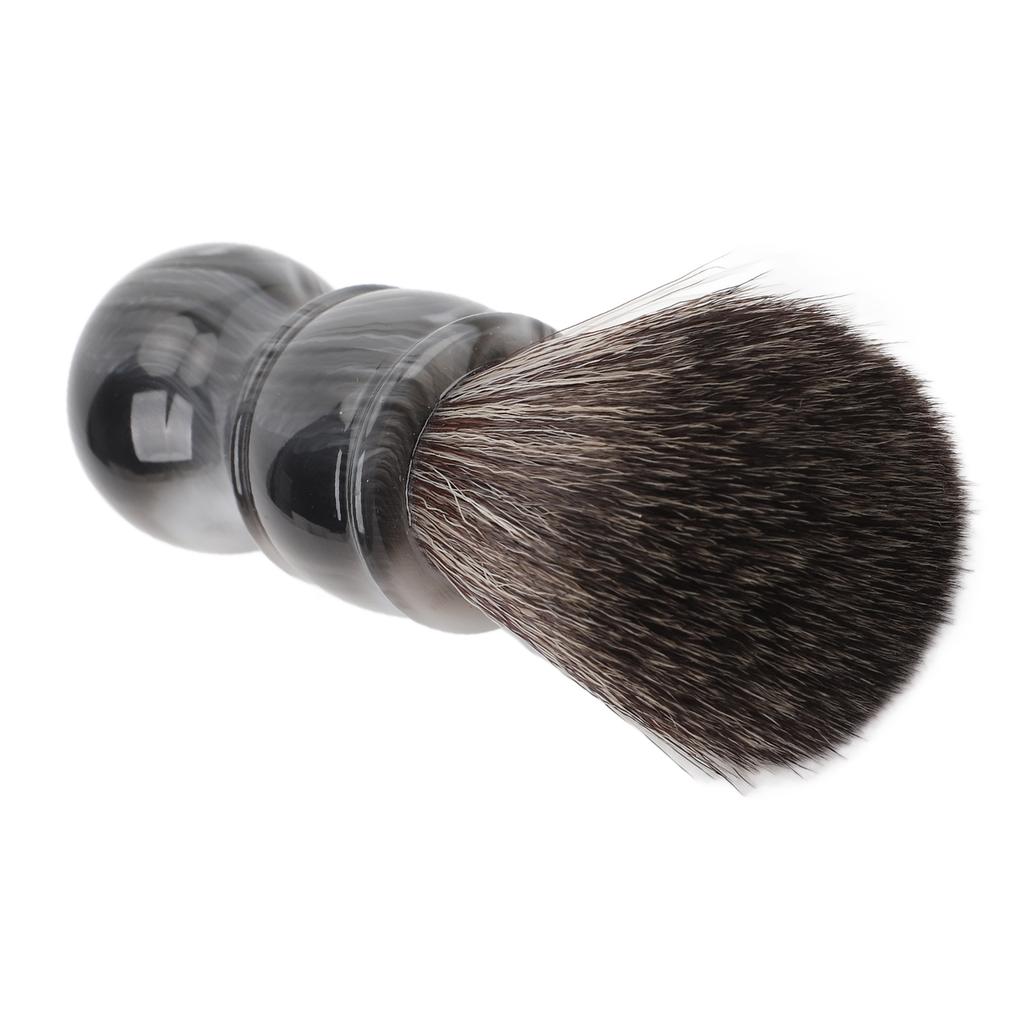 Shaving Brush Professional Soft Synthetic Beard Brush Efficient Cleaning Quick Foaming Grooming Brush with Comfortable Handle for Men