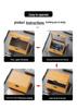 Доступный: Маленькая и большая ретро-коробка Faraday из кожи Crazy Horse с RFID-защитой для автомобильного ключа и блокировки мобильного сигнала