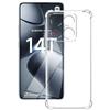 Для Xiaomi 14T Pro Чехол Прозрачный Силиконовый Мягкий Чехол Для Телефона Для Xiaomi 14T 14tPro Прозрачный Ударопрочный Защитная Подушка Безопасности Задняя Крышка