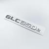 3D ABS Chrome Black Letters GLC300de GLC300e GLC350e  GLC400e 4Matic Emblem for Mercedes-Benz GLC X253 Car Trunk Logo Sticker PI1