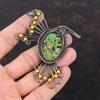 Copper Ruby Zoisite Pendant Copper Wire Wrapped Pendant Ruby Zoisite Jewelry Gemstone Pendant Handmade Bird Pendant Copper Jewelry For Gift