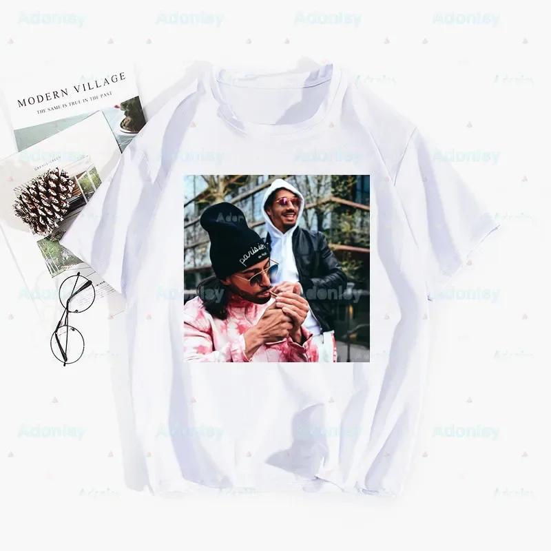 Le Monde Chico T Shirt Men PNL Rapper Shirts Quality Summer Top Freres Singer Tshirts Short Sleeves Tees TShirt