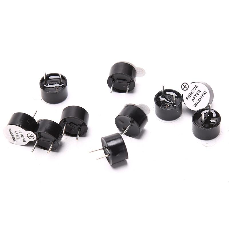 10 шт. 3 В 5 В 12 В активный зуммер магнитный длинный непрерывный звуковой сигнал новый и оригинальный