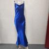 Summer Women's Dress Solid Colour Sexy Temperament Halter One Step Dresses
