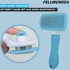 FELLWUNDER Pet Brush Dog Brush Cat Brush Fur Brush Self-cleaning