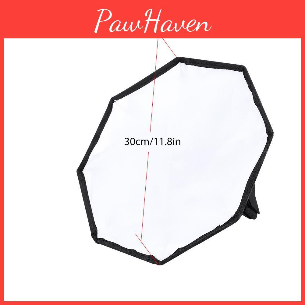 Universal 30cm Flashlight Flash Portable Softbox Diffuser For External Speedlite