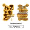 Gold Foil Treasure Chest Phone Sticker: Wealth & Prosperity New Year Gift