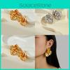 Элегантные Роскошные Винтажные Серьги из Сплава с Изысканным Многослойным Золотым Дизайном для Женщин