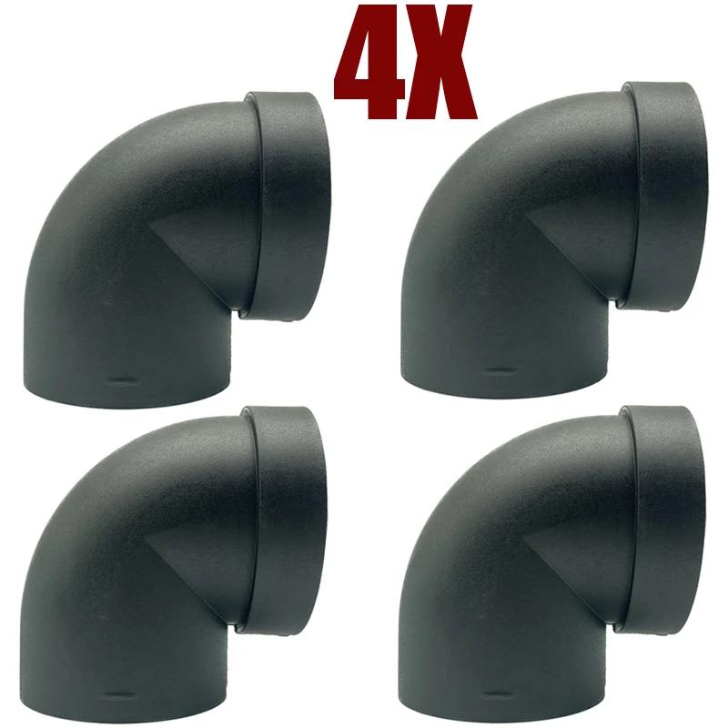 1/2/4/6X 75mm/2.95inch Car Diesel Parking Heater Air Vent Outlet L Shape Elbow Ducting Pipe Connector For Webasto Eberspaecher