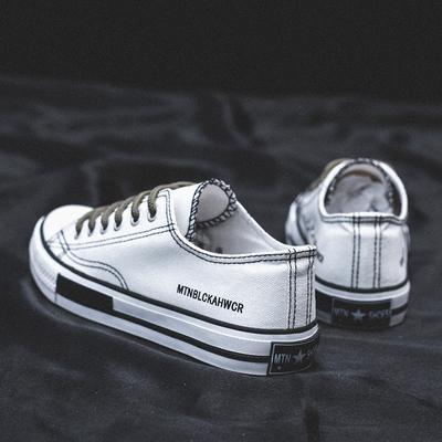 Весенние низкие парусиновые туфли женские Harajuku Hongkong Style Скейтборд обувь Street Shot студенческие резиновые туфли