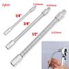 1/4\" 3/8\" 1/2\" Driver Flexible Socket Extension Rod Adapter Ratchet Wrench