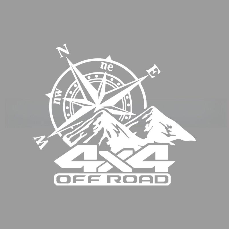 Внедорожный горный компас, креативные и забавные наклейки для фанатов мультфильмов, высокое качество для автомобилей, грузовиков, мотоциклов и ноутбуков