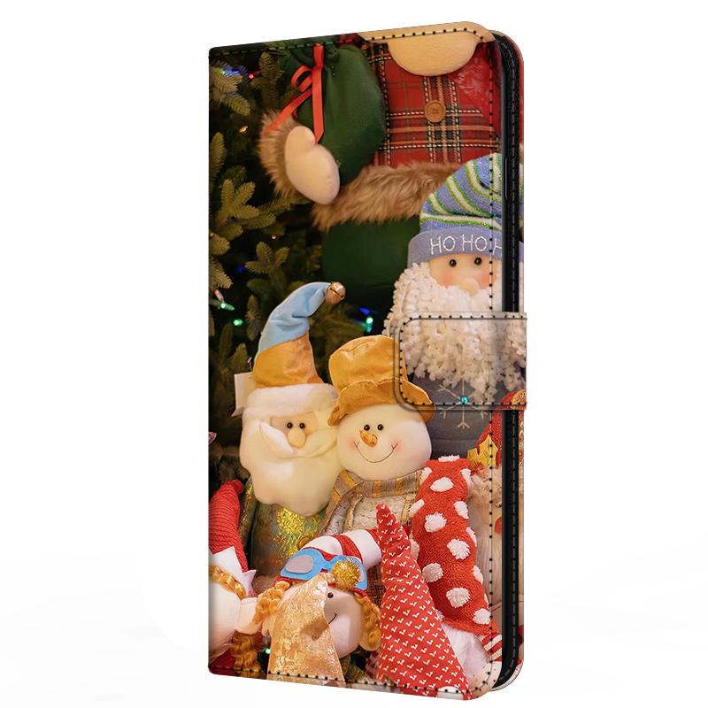 Wallet For Oneplus Ace 6 Flip Stand Book Phone Cover Magnetic Leather Case Cartoon Anime Merry Christmas Capa Oneplus Ace6 5G
