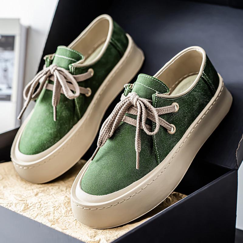 Мода Новые Мужские Кроссовки на Шнуровке, Холщовые, Дышащие, На Толстой Подошве, Повседневные, для Ходьбы, Спортивная Обувь, Балетки, Zapatos Hombre