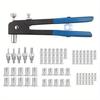 86 Pcs Rivet Nut Tool Kit, Hand Riveter Set with M3/M4/M5/M6/M8 Threaded Rivet Nut and Mandrel